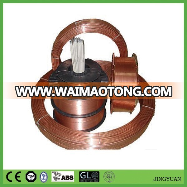 0.6mm to 2.0mm CO2 gas shield copper-coated Solid Mig Welding Wire ER70S-6